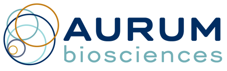 Aurum Biosciences logo.