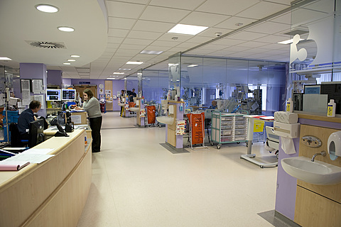 A ward within an NHS Scotland hospital.