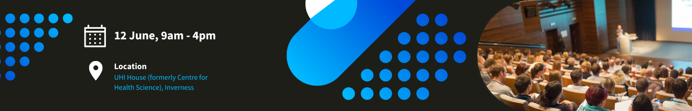 NHS Highland Research Development and Innovation Conference 2025 NHS EVENT Web Banner TEMPLATE