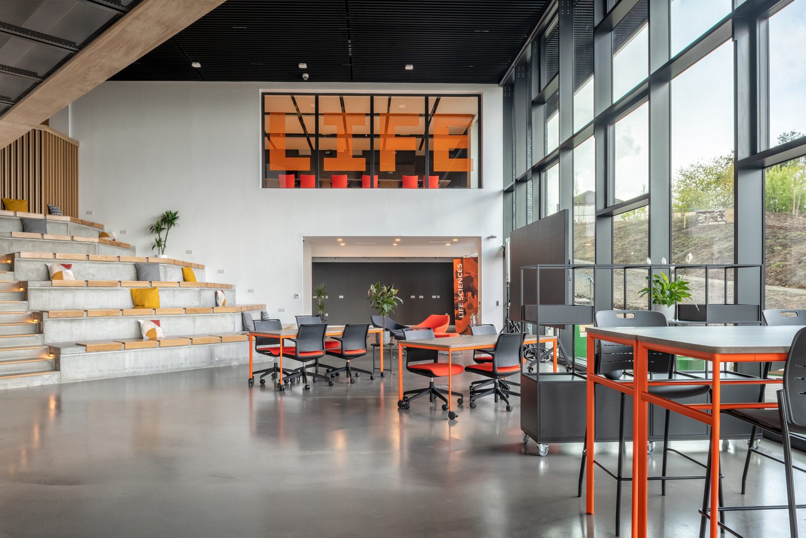 Interior of the Opportunity North East venue at ONE BioHub.