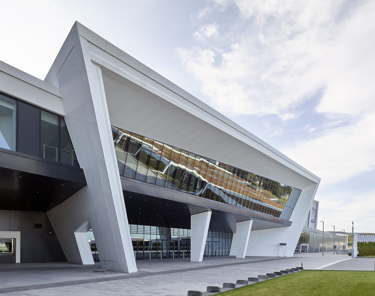 An exterior shot of the PJ Live venue in Aberdeen.