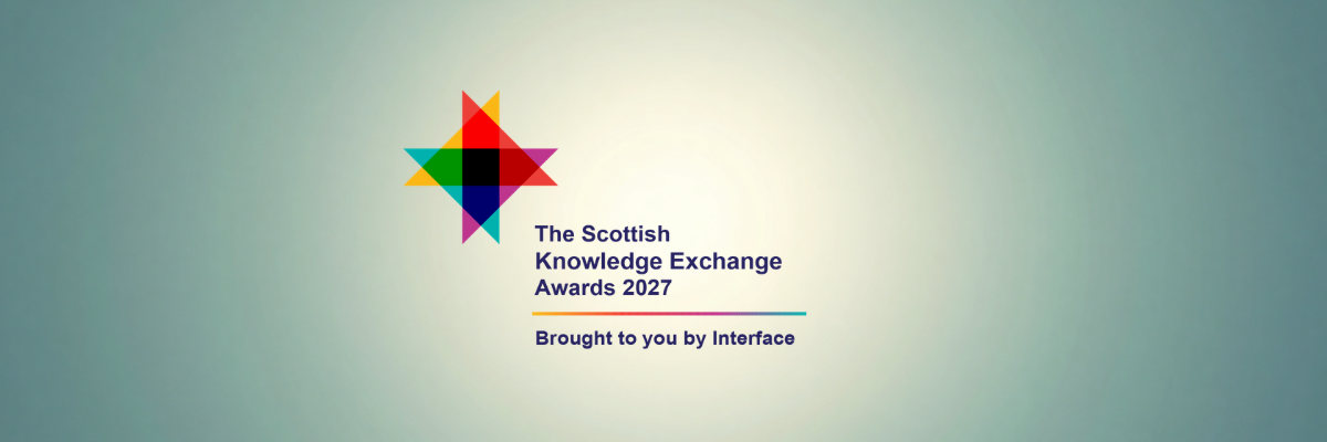 Scottish Knowledge Exchange Awards 2027 promotional banner.