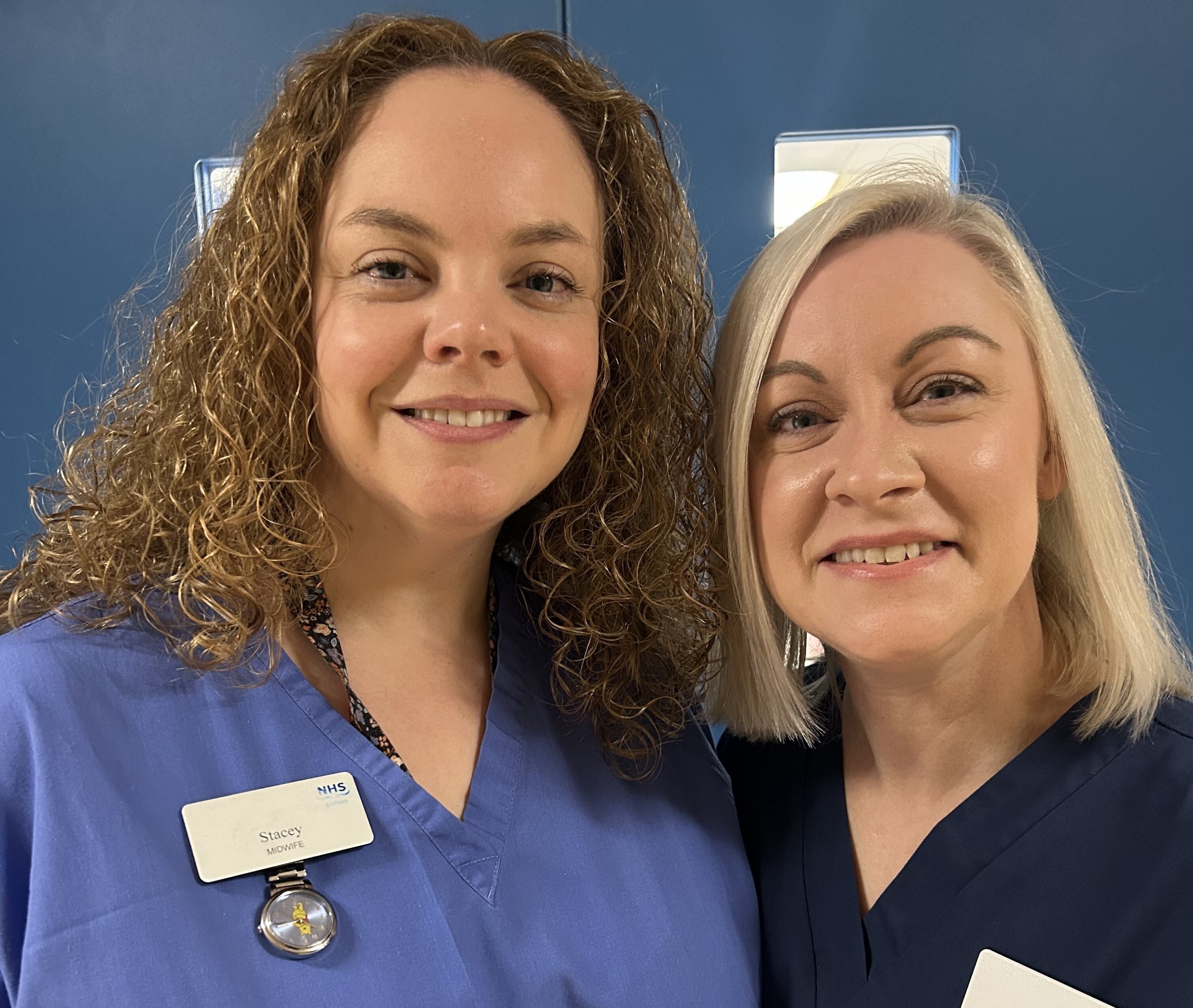 Stacey and Marianne, NHS Lothian staff.