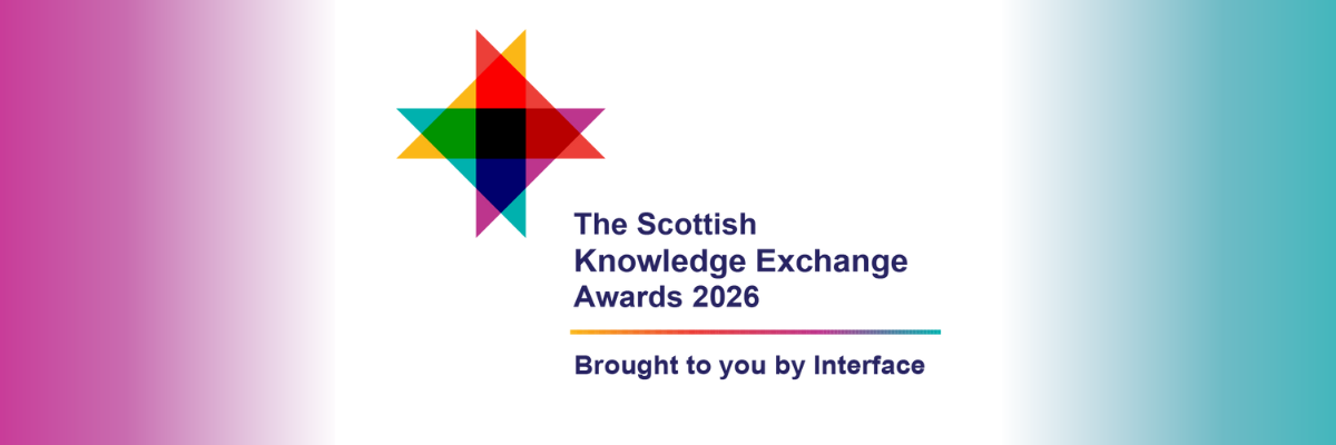 The Scottish Knowledge Exchange Awards 2026 banner.